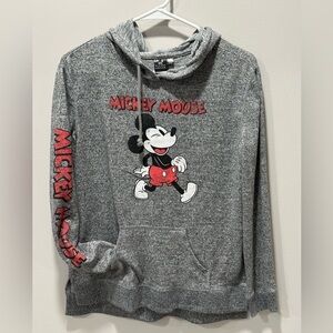Disney Classic Mickey Mouse Adult Hoodie Sweatshirt Kangaroo Pocket Size Small